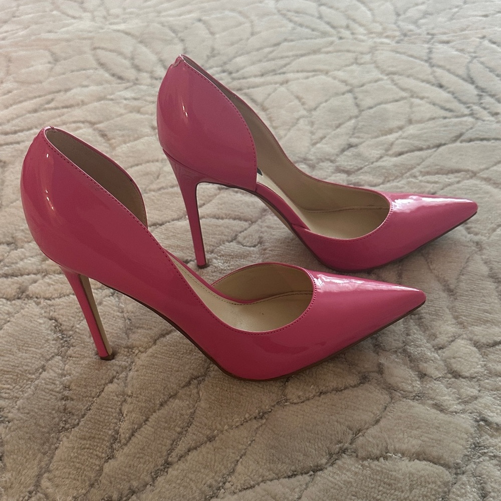 Nine West Hot Pink Pointed Heels - Picture 13 of 14